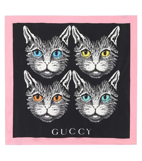 gucci cat mystic scarf|Stories on Silk .